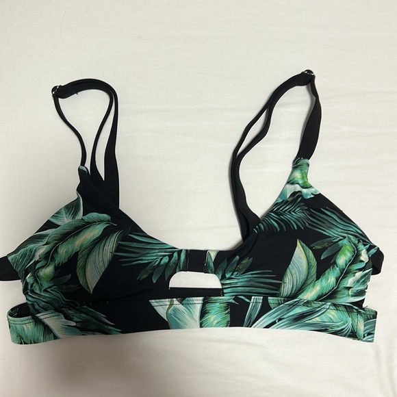 TINIBIKINI black leave bikini set - Picture 2 of 5